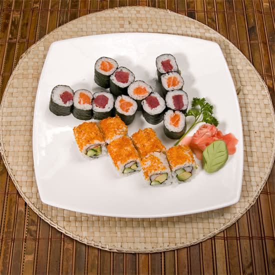 Maki Set (brown rice) 卷寿司组合 (糙米)